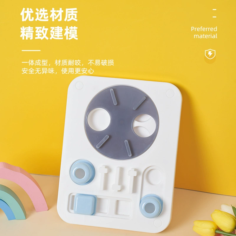 Синий и белый квадрат приборной панели головоломка для собак медленная еда игрушка для собак анти-удушье запах тренировочная головоломка стабилизатор корма для собак