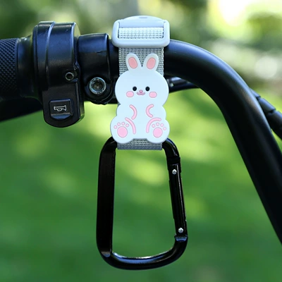 Vehicle Hook Front Universal | Other Electric Vehicle Accessories - gray-webbing-square-buckle-good-rabbit