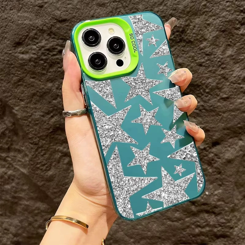 Чехол для телефона (Apple) iPhone серия — лазерная звезда H480P зеркальная блестка, тонкая защитная защита