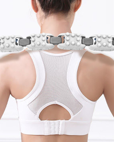 Back Massage Roller, Neck and Shoulder Back Meridian Unblocking Ball, Manual Back Roller, Self-Massage Gadget
