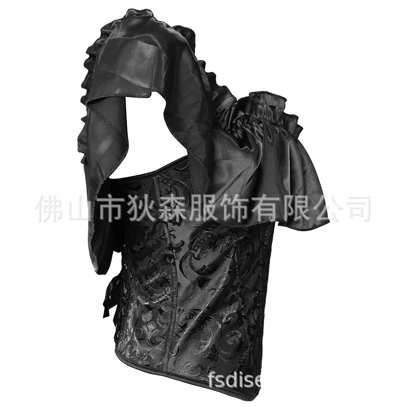 Comercio exterior nuevo estilo cinta encaje jacquard palacio sin tirantes retro lujo ligero ajustado fajas para mujer bienes transfronterizos