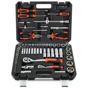 Hi-Spec 73PC 1/4quot;&1/2quot;Набор инструментов для ремонта автомобилей, многоцелевой бытовой авторемонт, ремонт машин, прямые поставки от производителя