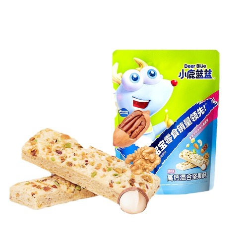 Guanqi Fawn Blue High Calcium Mixed Nut Crisp Teething Stick Nut Crisp Biscuits Children's Snack Brand