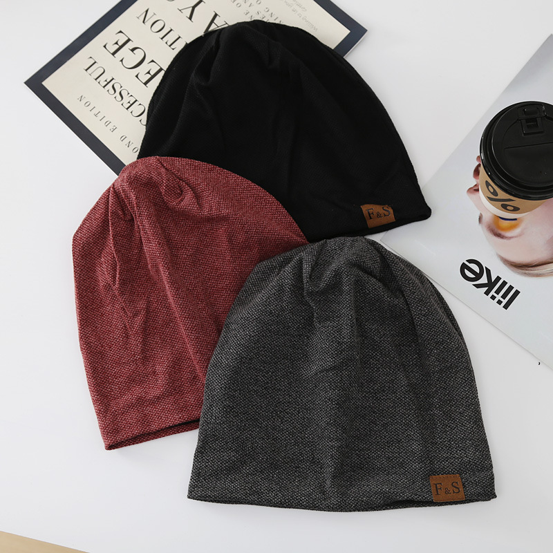 Sombreros de punto transfronterizos, sombreros de pila, sombreros casuales sueltos, sombreros de dormir de piel FS, sombreros de invierno, bolsos de mujer, sombreros de mes