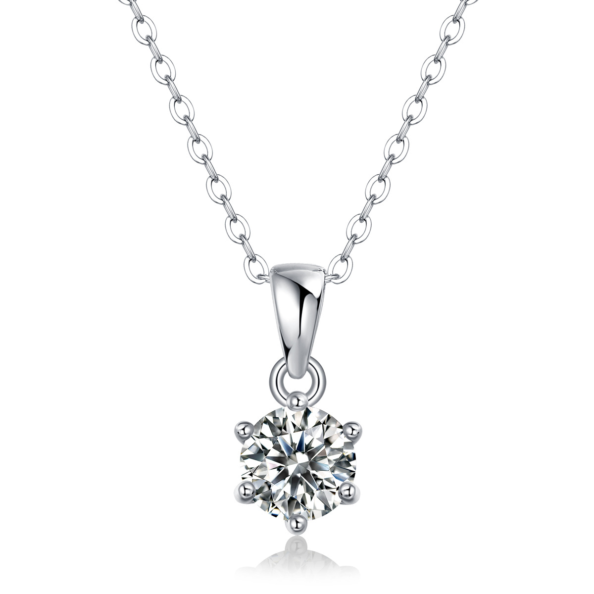 Pendant, necklace, silver 925 sample, 5.0mm
