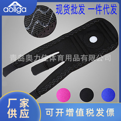 跨境廠家值銷運動護膝登山騎行籃球運動護具透汽護膝可帖牌