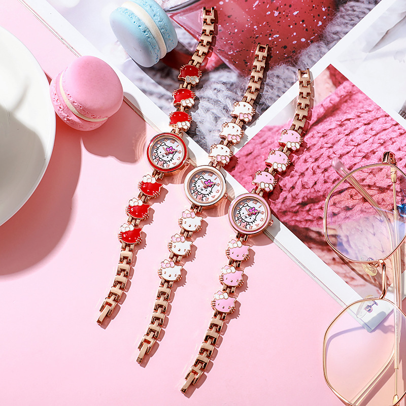 Bracelet Fashion KT Cat Primary School Children Women's Watch Children's Watch Baby Quartz Electronic Watch Grab Doll Bracelet Fashion KT Cat Primary School Children Women's Watch Children's Watch Baby Quartz Electronic Watch Grab Doll