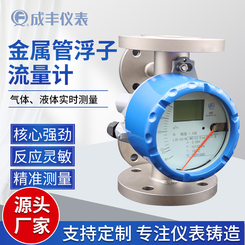 厂家直供LZZX-100金属管浮子流量计不锈钢流量计仪表液晶数显