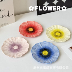 花のおかずの皿は骨の皿を吐きます。