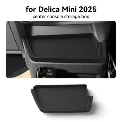 Suitable for 25 Models of Mitsubishi Delica Mini Central Control Storage Boxes Delica Mini Protective Anti-Slip Car Accessories (Anti-slip mat) - 25-delica-mini-center-console-pads