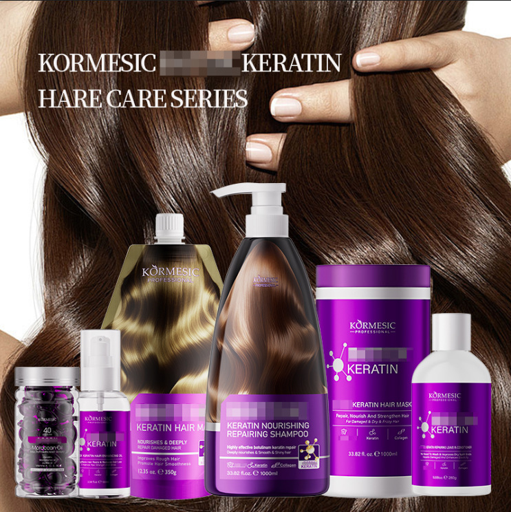 Cross-Border Kormesic Full English Keratin Hair Mask Hair Care Foreign Trade Manufacturer Wholesale