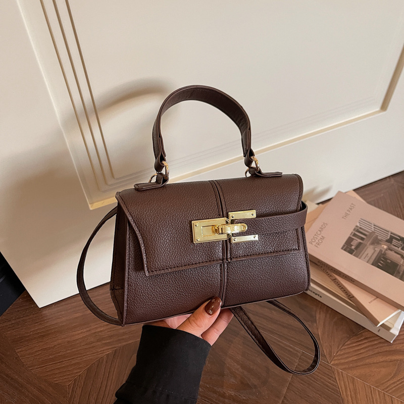 Exquisite Trapezoidal Shoulder Bag For Women, High-end Handbag_voghion.com