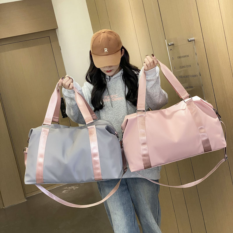 Cross-Border New Large-Capacity Waterproof Oxford Cloth Short-Distance Travel Bag Luggage Bag Fitness Sports Bag Training Bag Wholesale Cross-Border New Large-Capacity Waterproof Oxford Cloth Short-Distance Travel Bag Luggage Bag Fitness Sports Bag Training Bag Wholesale