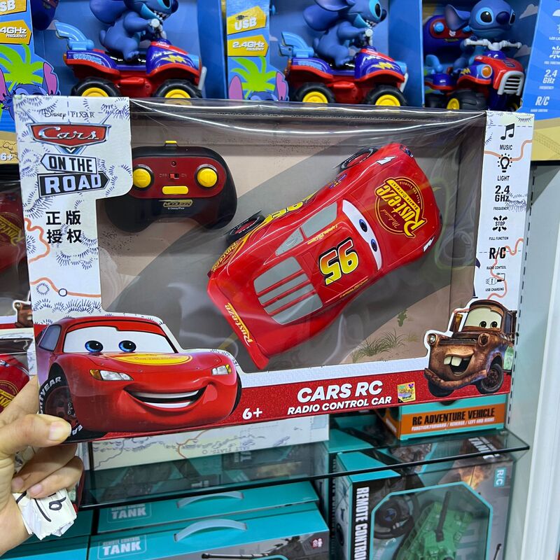 Authentic Disney Lightning McQueen Cars Remote Control Racing Car Electric Toy Gift for Children