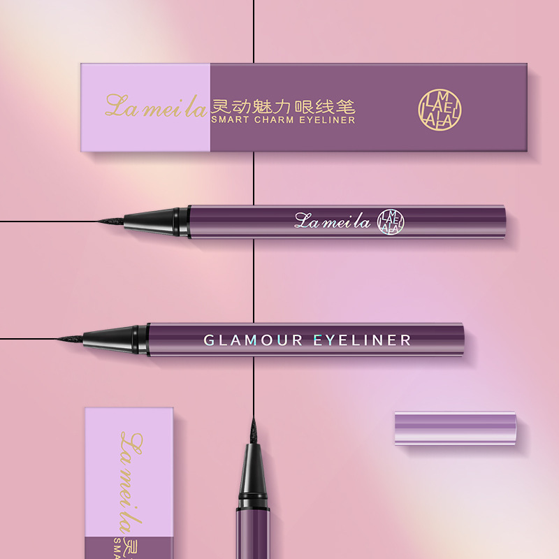 Lamela Smart and Charming Eyeliner for Novice Women, Non-Smudged, Beginner Liquid Pen, Not Easy to Fade 824