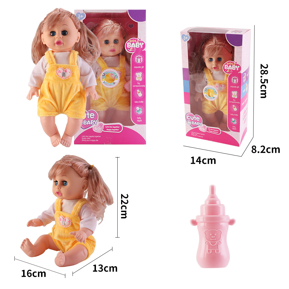 Juguetes para niños, niñas, carro inteligente, 14 pulgadas muñecas, carro de bebé, princesa