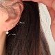 S925 Sterling Silver Zircon Small Diamond Earrings Raising Ear Holes Artifact No Sense Earrings Sleeping Free Earrings Earrings