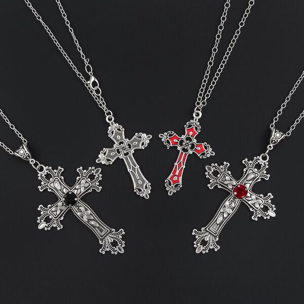 Retro red necklace