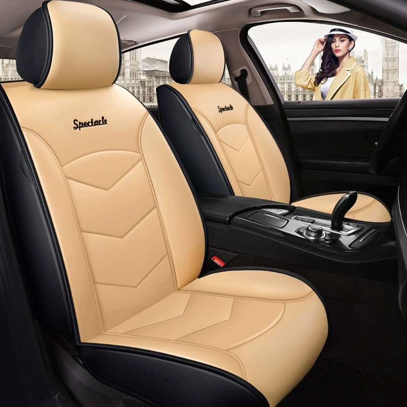 Внешняя торговля оптовая автомобильная подушка трансграничная целая кожа мультфильм четыре сезона универсальный чехол сиденья чехол для сиденья Amazon