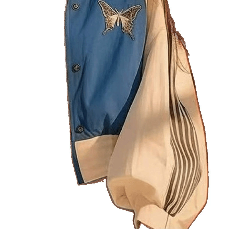 Short thin autumn jacket, western style, loose fit
