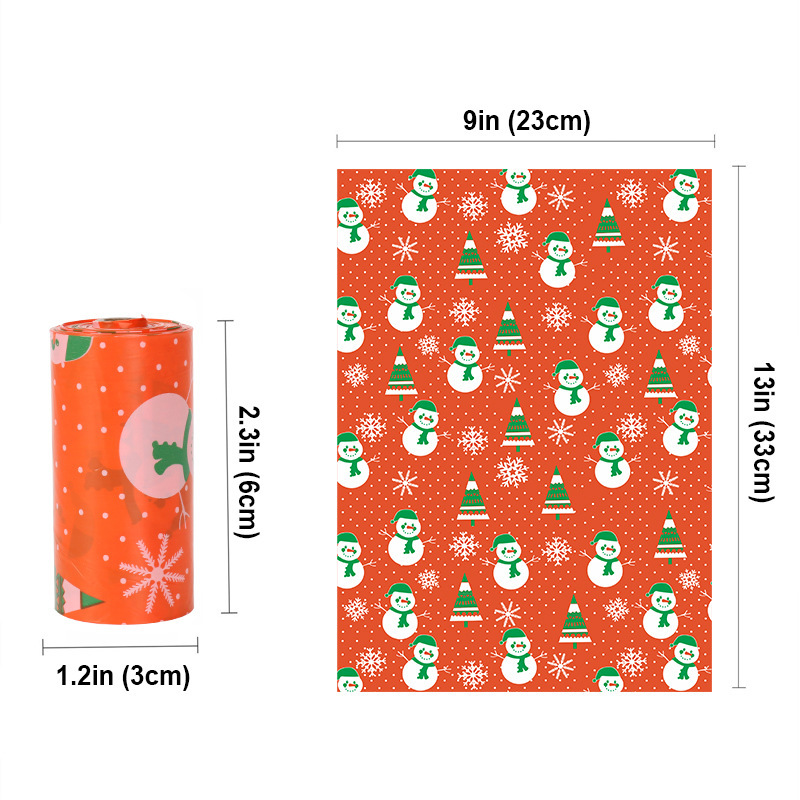 Bolsa de basura para mascotas de comercio exterior degradable solo rollo de heces bolsa de mierda bolsa de Amazon perro taburete bolsa de aseo para mascotas