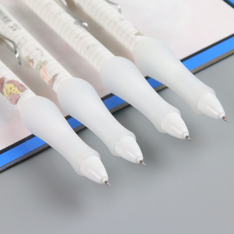 Descompresión creativa suave agarre pluma caja de gel de secado rápido pluma ST cabeza cepillo pregunta pluma estudiante papelería pluma de agua de alto aspecto