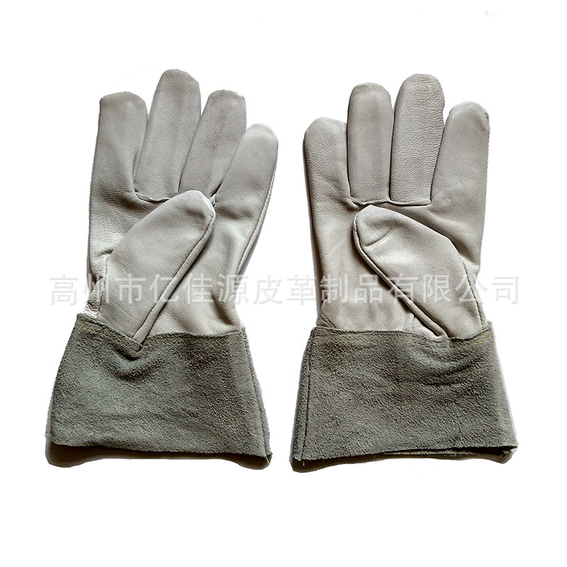 短款电焊手套 手感宝气保焊手套氩弧焊TIG/MIG手套 焊接劳保手套