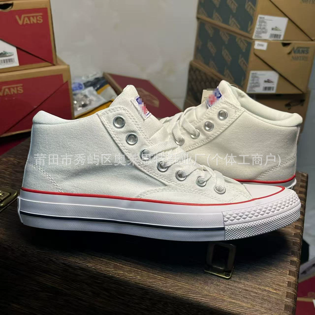 Чистые оригинальные Meiqi Converse Malden кеды на платформе из канваса All Star Malden Street ретро кроссовки для скейтборда