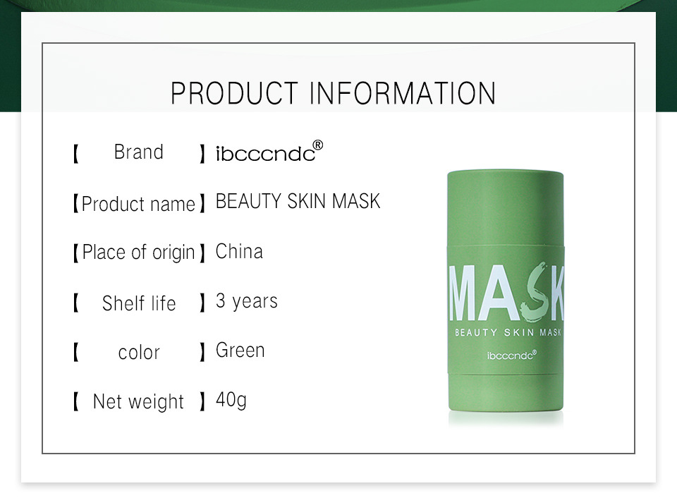 Application of Green Tea Mask