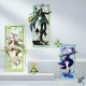 Original God Series Theme Hollow Metal Bookmark Nasida Fenina Wendy Walnut Bell Li Shenhe Anime Characters