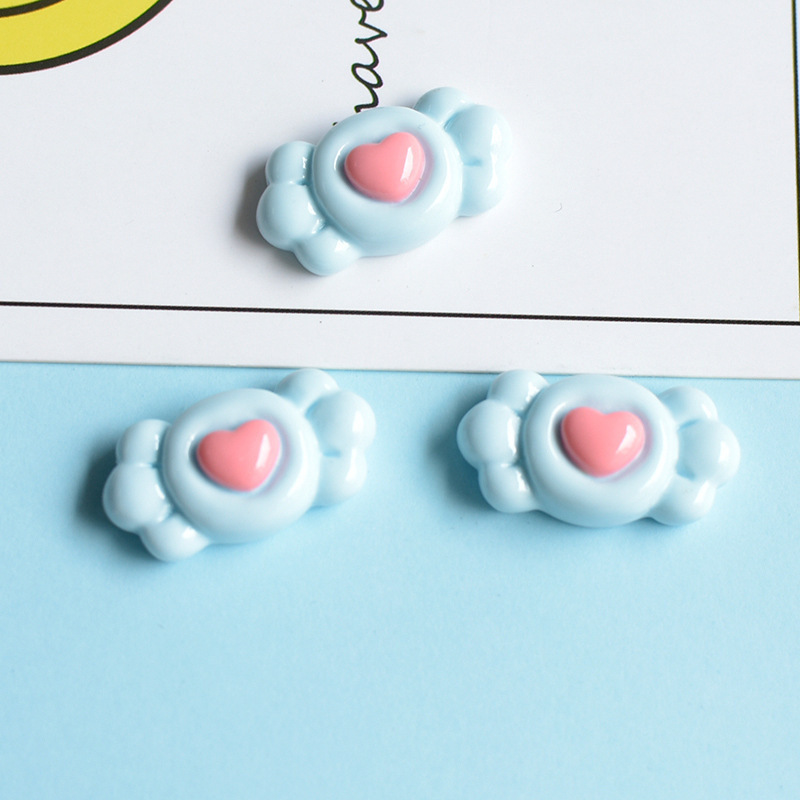 かわいい光沢のある甘い漫画バニーベアケーキツリーケーキ樹脂ジュエリーアクセサリー DIY 手作り材料|undefined