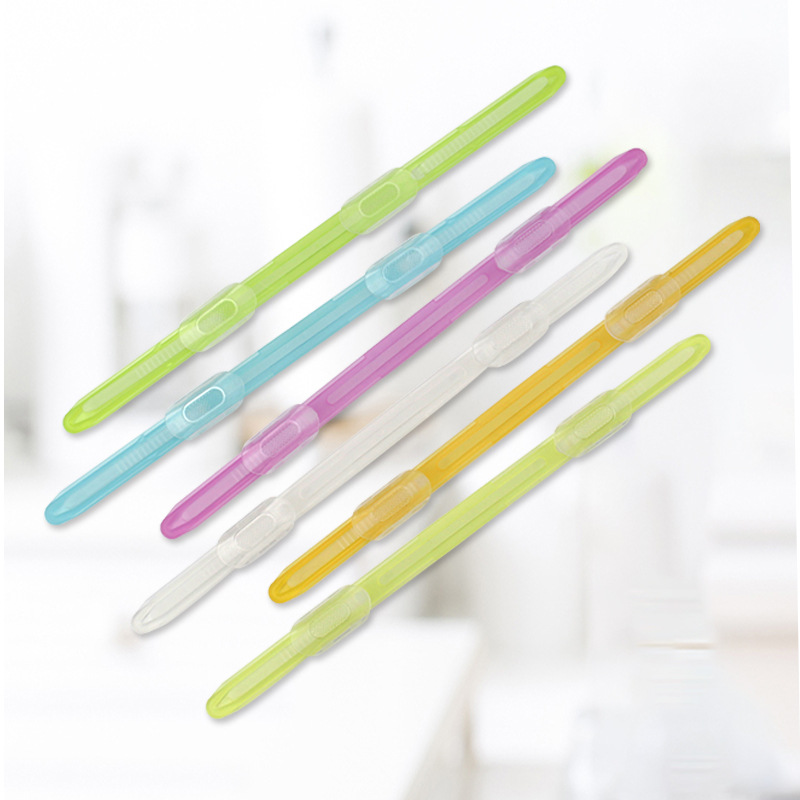 Carefully Selected Colorful Plastic Clips,Loose-leaf Binding Clips,Pp Clips,Double-hole Office Stationery Clips,Transparent Binding Strips,