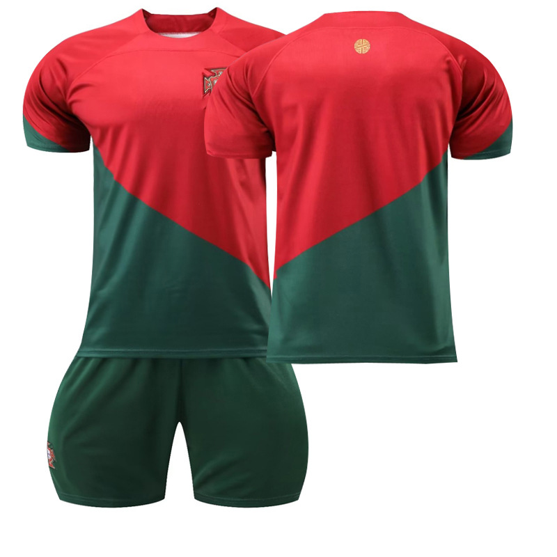 Camiseta de Fútbol de Portugal para la Copa Mundial 2223, Número 7 Cristiano Ronaldo, Número 8 B. Silva, Número 23 Felix, Manga Corta
