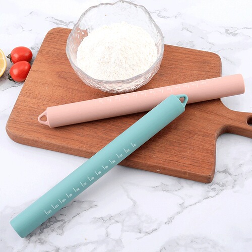 Silicone rolling pin all-inclusive stainless steel rolling artifact baking flour stick dumpling wrapper special tool kneading stick