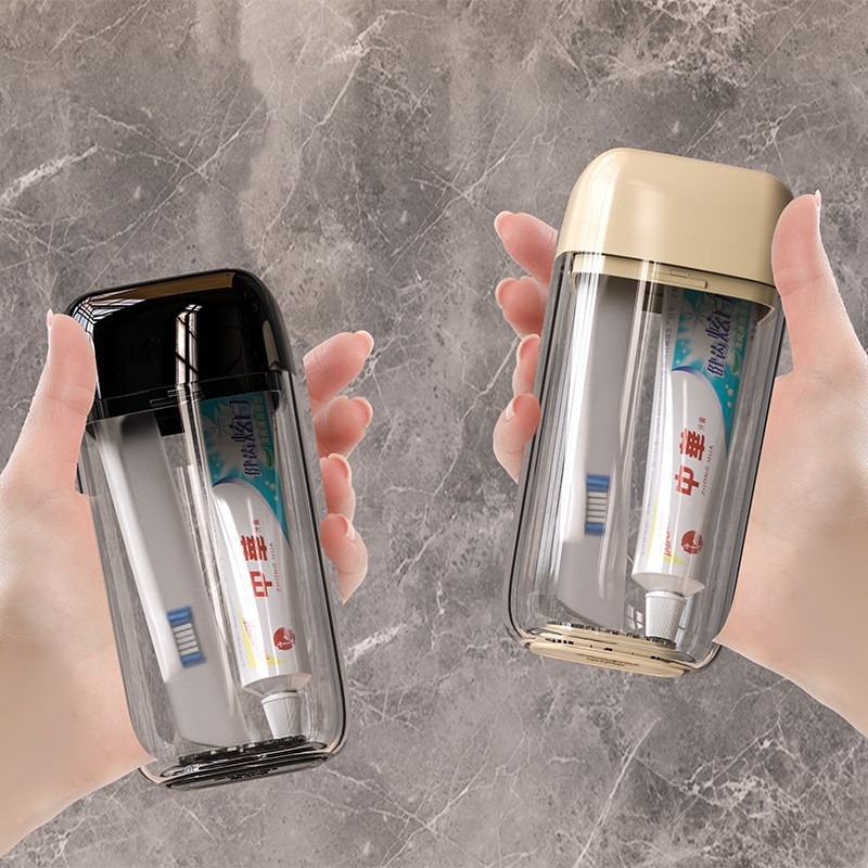 Wholesale New Travel Mini Mouthwash Cup, Portable Toothbrush Cup, Multifunctional Travel Cup, Toothbrush and Toothpaste Set