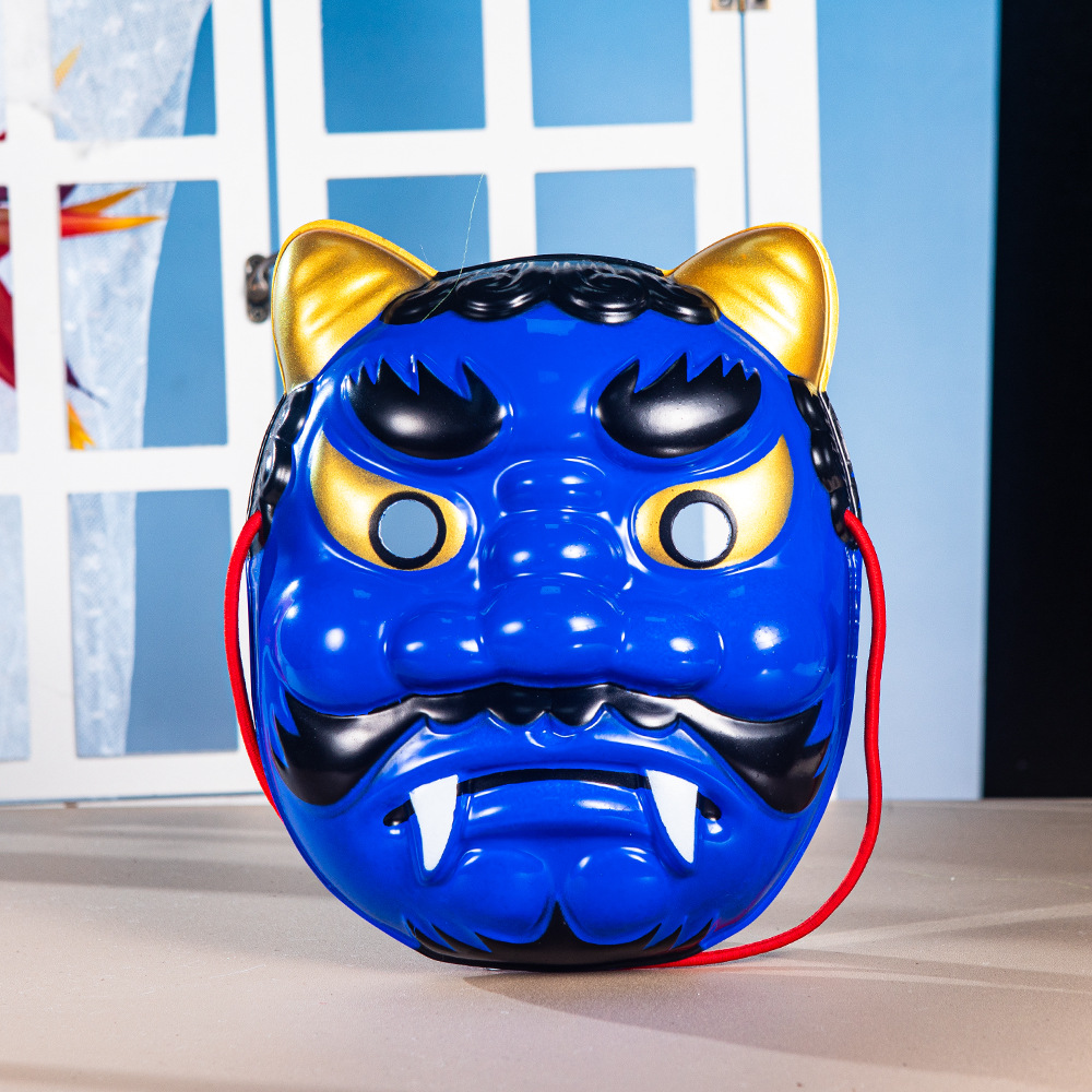 Exquisito pequeño Prajna Red Ghost Mask Nuevo anime Ghost Blade cos Stage Halloween Dress Up Festival Party