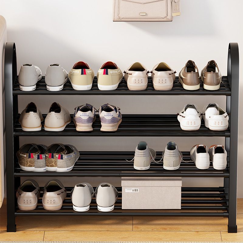 Estante de almacenamiento de zapatos multicapa de acabado de zapatos armario de zapatos puerta de entrada doméstica de alquiler puerta interior de almacenamiento de zapatos de artefactos