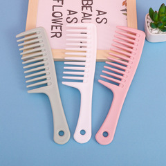 Household hair comb wide-tooth hair comb internet celebrity long hair comb plastic comb non-knotting easy combing hair comb wholesale