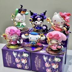 サンリオ星月夜パーティーマジシャンシリーズブラインドボックストレンディなハンドメイド人形デスクトップ装飾品誕生日ギフト
