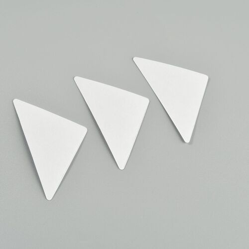 Collar sticker, collar sticker, fixed shirt collar, white shirt styling sticker, triangle sticker, disposable, non-curling, non-warping