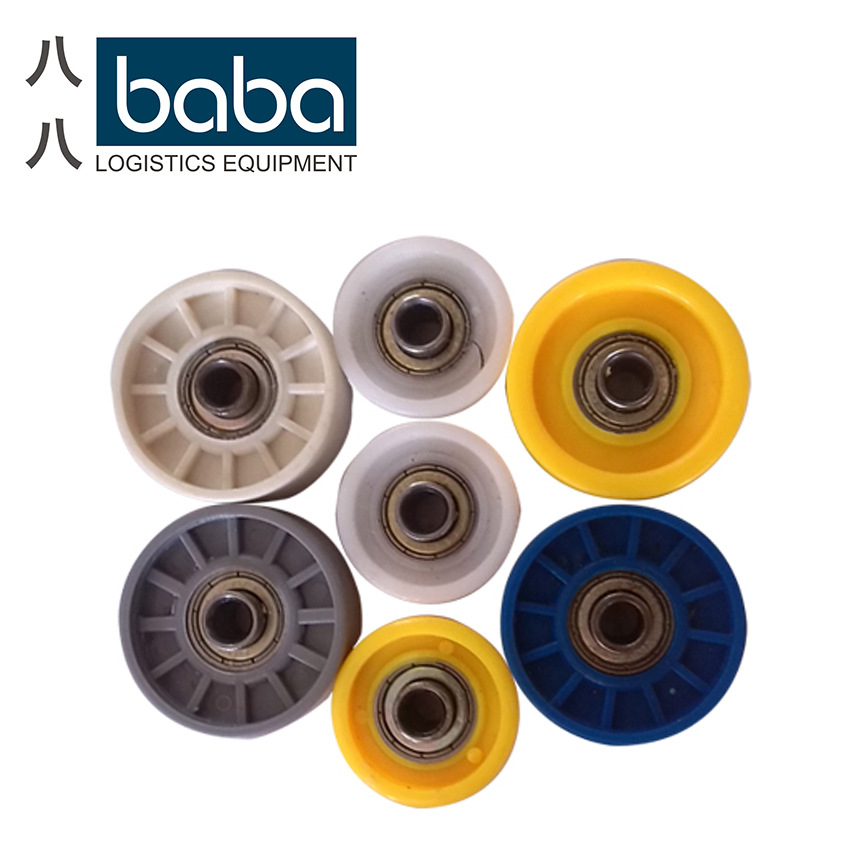 工厂直销福来轮无动力伸缩运输机尼龙滑轮自动化流水线卸货滑梯