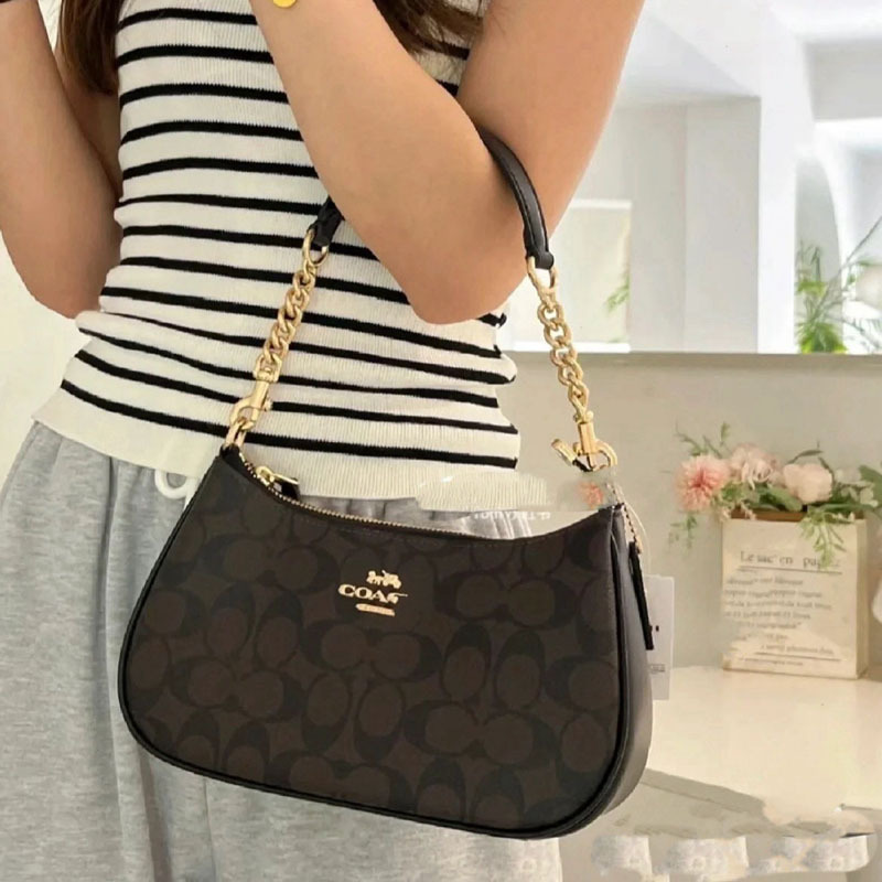 Bolso de mujer Kou nuevo bolso de hombro Teri25 retro color a juego bolso de axila cadena bolso de mahjong hombro pequeño bolso cuadrado mujer