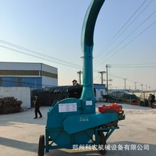 厂家直发 柴油带动9吨高喷铡草机 10吨 加厚青贮铡草揉丝一体机