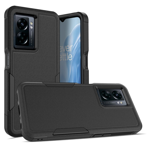 Suitable for OPPO A38 4G phone case, A57 anti-slip PC+TPU matte color-blocked launch protection shell