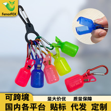 木虾鱿鱼钩收纳套装岸矶鱿鱼钩饵木便携组合木虾保护套鱿鱼钩夹子