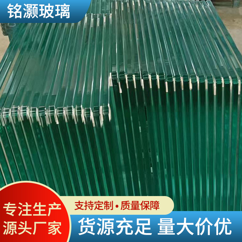 厂家直销5-19MM透明钢化玻璃面板  建筑台面异形制作玻璃