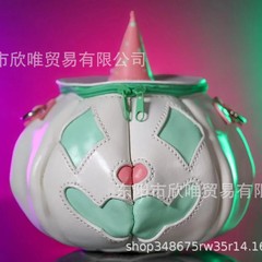 跨境热销品Purely handmade leather Pumpkin Bag皮革南瓜包