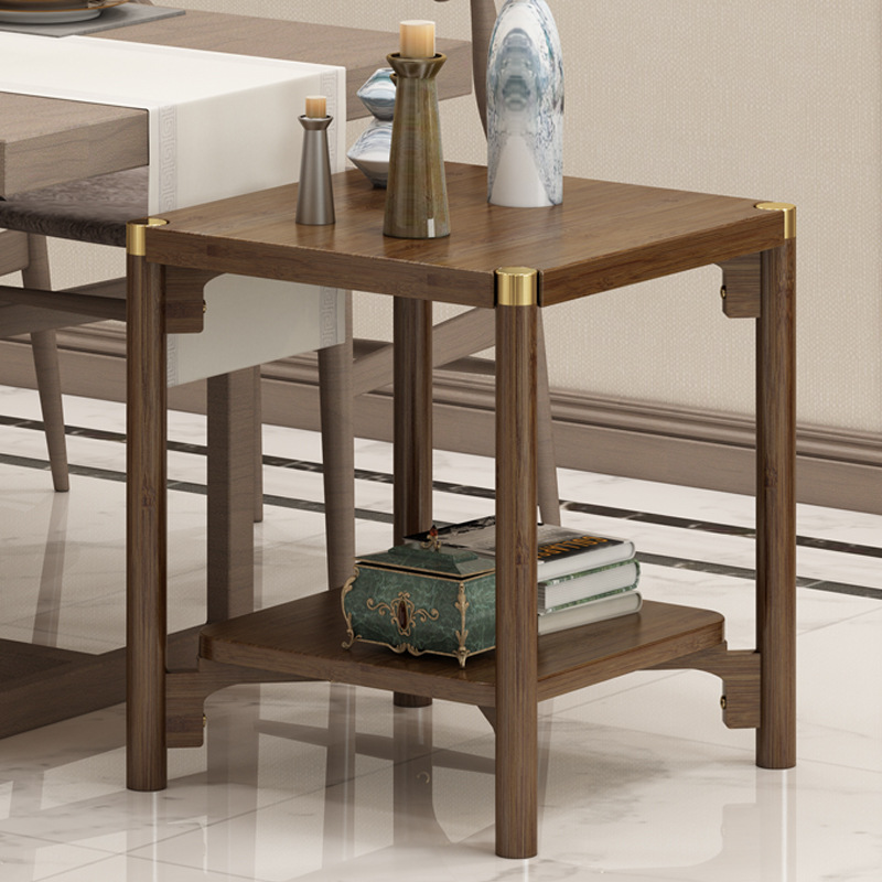 Mesa cuadrada pequeña mesa lateral sofá mesa de café mini mesa cuadrada pequeño apartamento mesa de balcón nueva mesa cuadrada de tatami chino