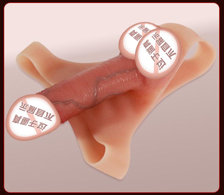 Silicone Wearable Dildo Pants for Adults, Insertable Hollow Design, Size L — detail image 26