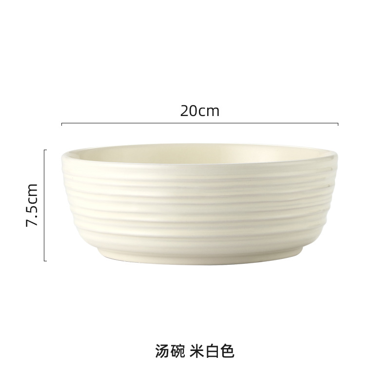 Nórdico plato de cerámica tazón plato traje hogar creativo neto rojo ins simple arroz tazón plato redondo combinación tazón palillos vajilla